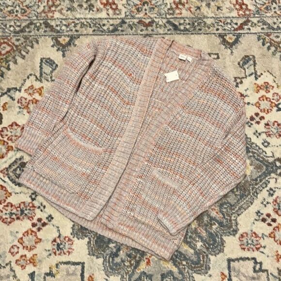 NWT Gap Multicolor Chunky knit Cardigan - Picture 2 of 4